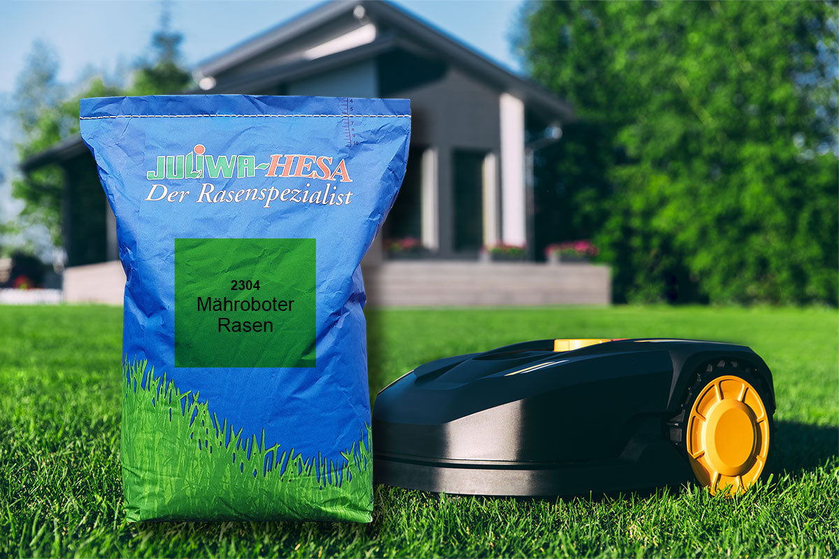 Perfekter Rasen für den Mähroboter: Warum spezielle Rasensaat die bessere Wahl ist