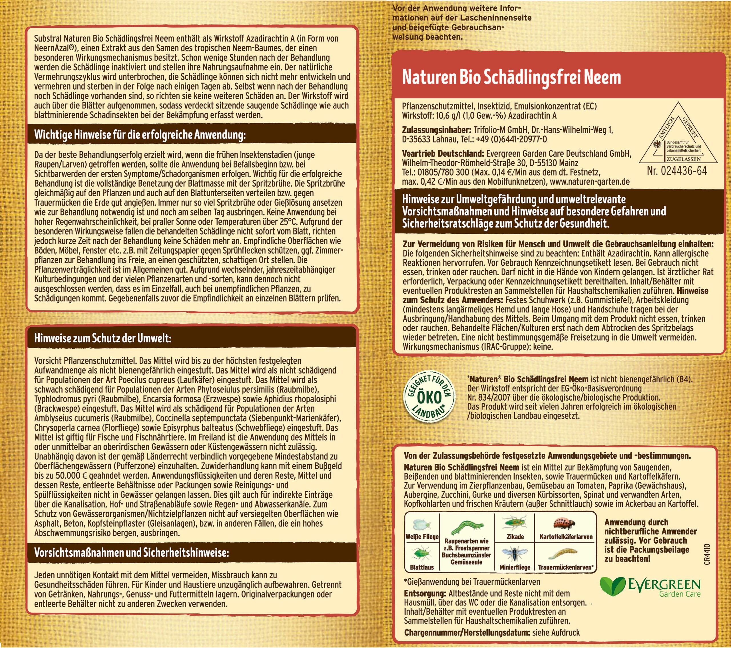 Bio Schädlingsfrei Neem