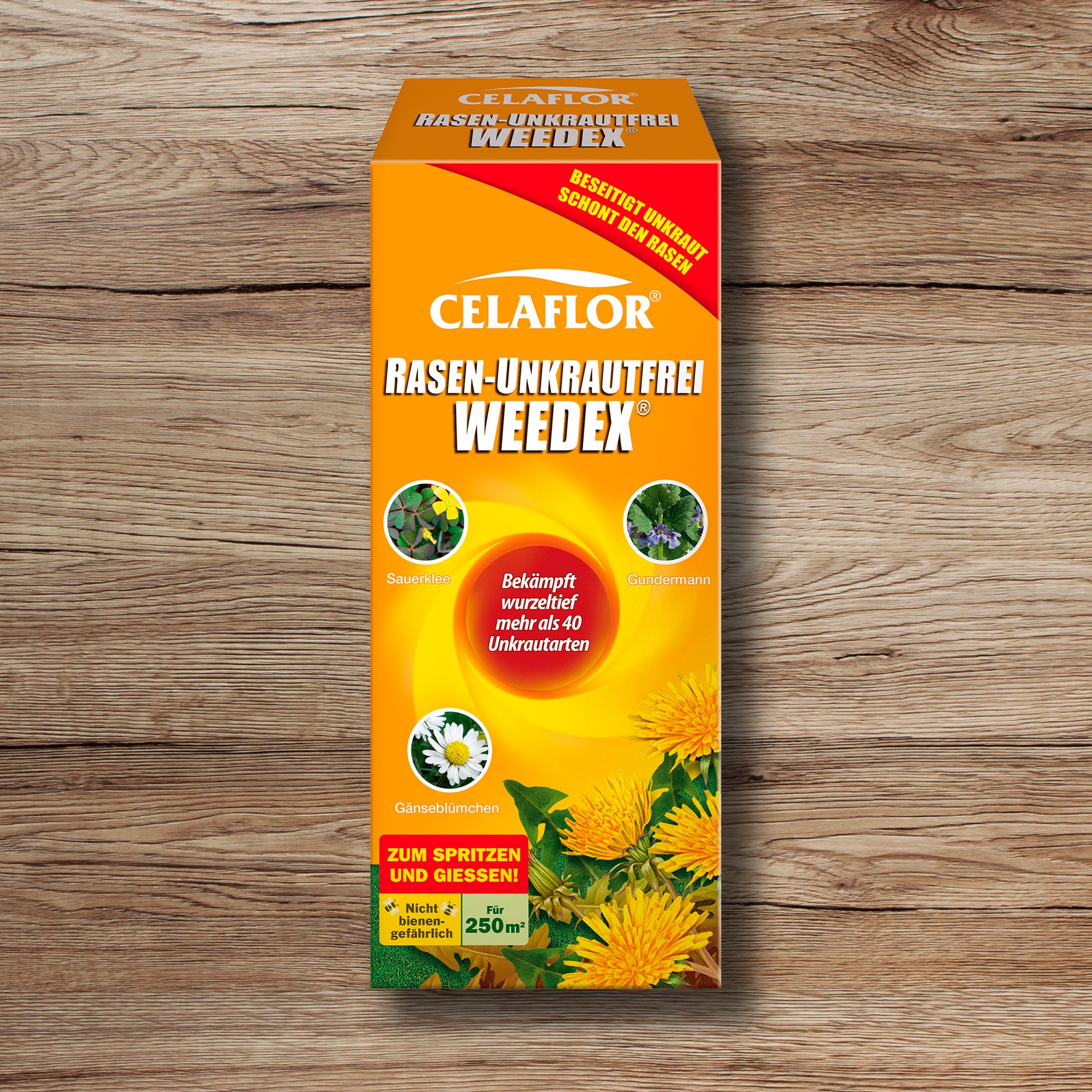 Celaflor Rasen-Unkrautfreí WEEDEX schont den Rasen bis 250m2